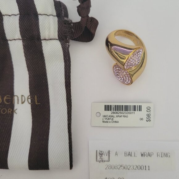 Henri Bendel Have-A-Ball Wrap Ring - Picture 2 of 2